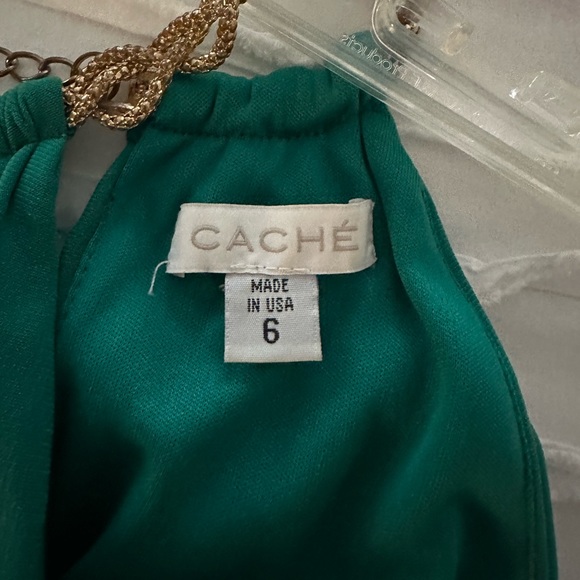 Cache dress size 6 in green - Picture 3 of 7